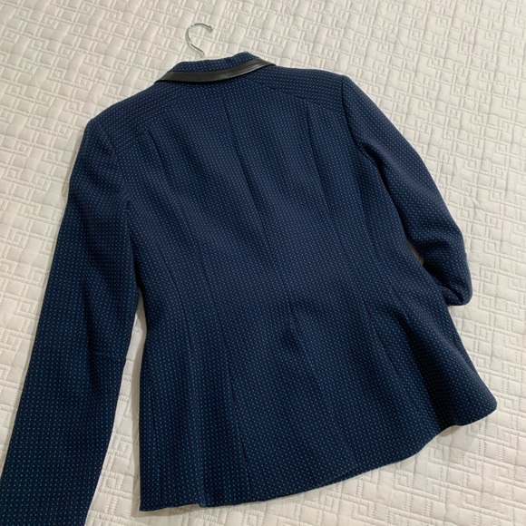 Blazer with leather trim by Nanette Lepore - Picture 2 of 6